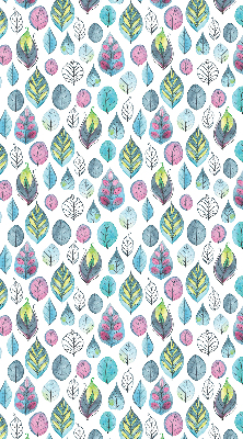 Fabric roller blind Colorful leaves