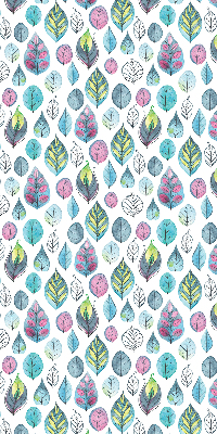 Fabric roller blind Colorful leaves