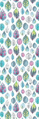 Fabric roller blind Colorful leaves
