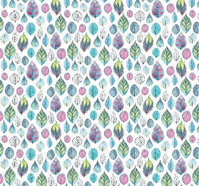 Fabric roller blind Colorful leaves