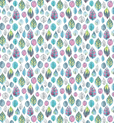 Fabric roller blind Colorful leaves