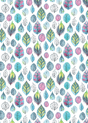 Fabric roller blind Colorful leaves