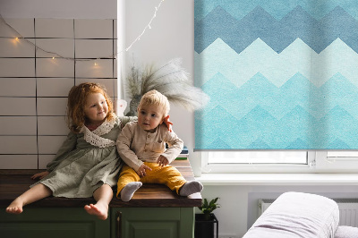 Fabric roller blind Painted Mountains