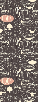 Modern roller blind Culinary utensils