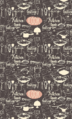 Modern roller blind Culinary utensils