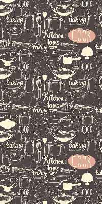 Modern roller blind Culinary utensils