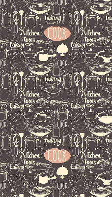 Modern roller blind Culinary utensils