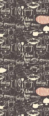Modern roller blind Culinary utensils