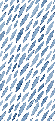 Roller blind for large window Painted grains