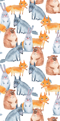 Modern roller blind Animals