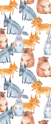 Modern roller blind Animals