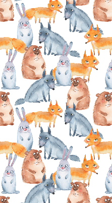 Modern roller blind Animals