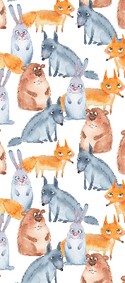 Modern roller blind Animals