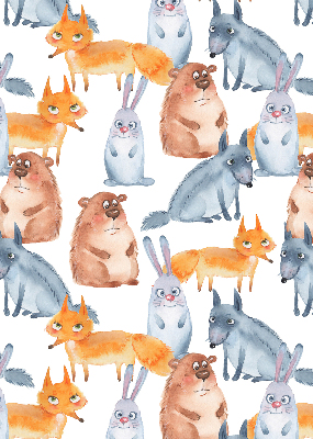 Modern roller blind Animals