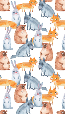 Modern roller blind Animals