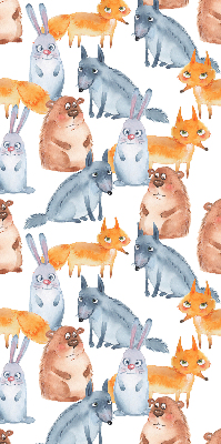 Modern roller blind Animals
