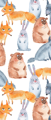 Modern roller blind Animals