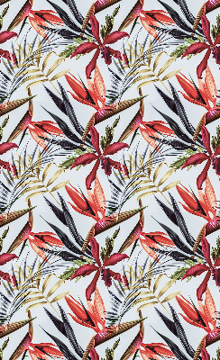 Roller blind for large window Exotic leaves