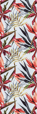 Roller blind for large window Exotic leaves