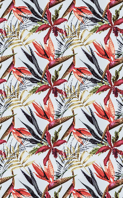 Roller blind for large window Exotic leaves