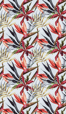 Roller blind for large window Exotic leaves