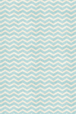 Roller blind for large window Blue zigzags