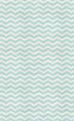Roller blind for large window Blue zigzags