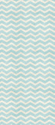Roller blind for large window Blue zigzags