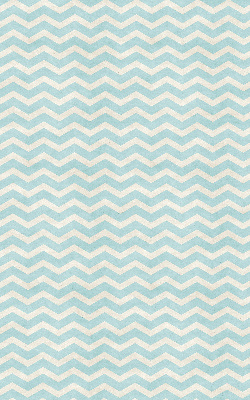 Roller blind for large window Blue zigzags