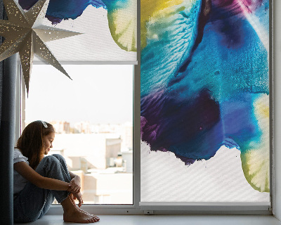 Modern roller blind Painted picture