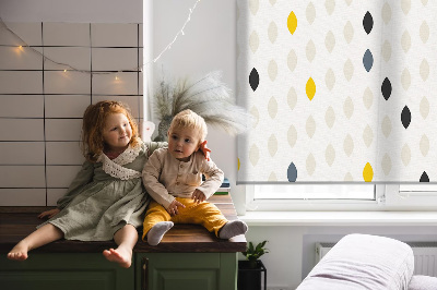 Modern roller blind Colorful grains
