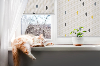 Modern roller blind Colorful grains