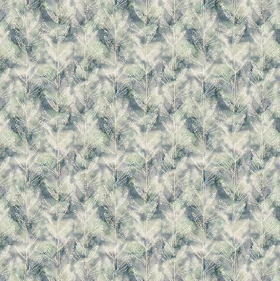 Roller blind for large window Sketch of a plant on a colored background