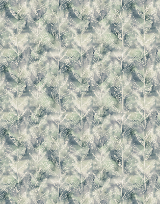 Roller blind for large window Sketch of a plant on a colored background