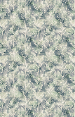 Roller blind for large window Sketch of a plant on a colored background