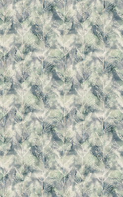 Roller blind for large window Sketch of a plant on a colored background
