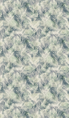 Roller blind for large window Sketch of a plant on a colored background