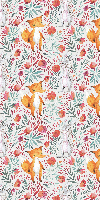 Roller blind for large window Animals and plants