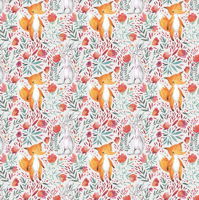 Roller blind for large window Animals and plants