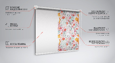 Roller blind for large window Animals and plants