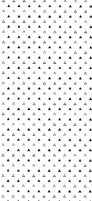 Fabric roller blind Triangles
