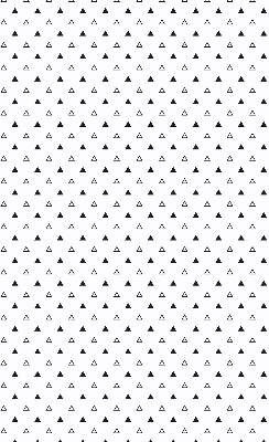 Fabric roller blind triangles pattern