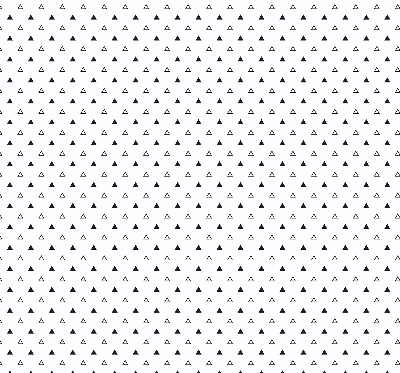 Fabric roller blind Triangles