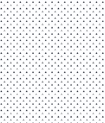 Fabric roller blind Triangles