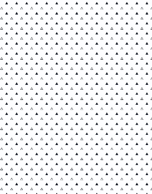 Fabric roller blind Triangles