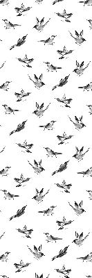 Modern roller blind Birds