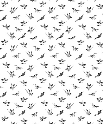 Modern roller blind Birds