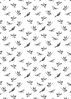 Modern roller blind Birds
