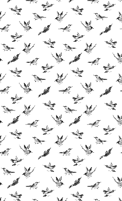 Modern roller blind Birds