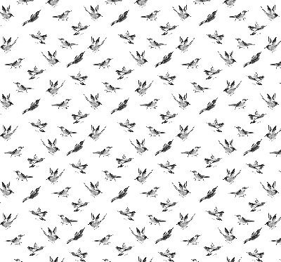 Modern roller blind Birds